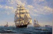 unknow artist Seascape, boats, ships and warships. 15 oil on canvas